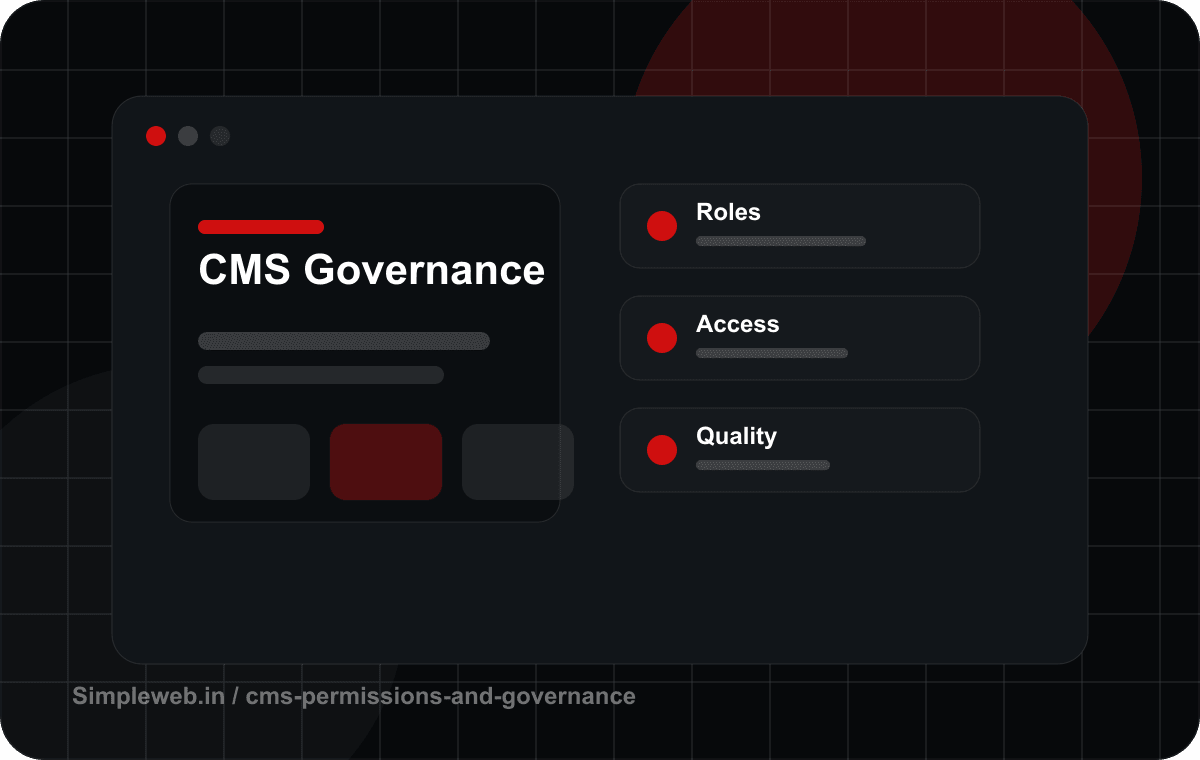 CMS permissions and governance for growing service teams article visual